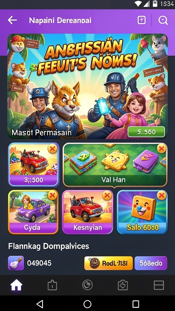 2757 - Tampilan antarmuka pengaturan yang sederhana dan modern.