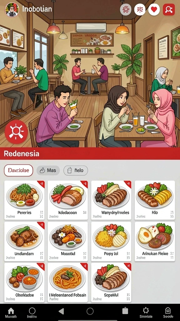 lkopen - Fitur sosial yang memudahkan interaksi antar pemain.