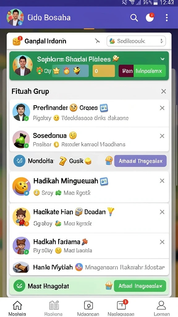 nagawin - Screenshot menampilkan halaman awal yang menarik.